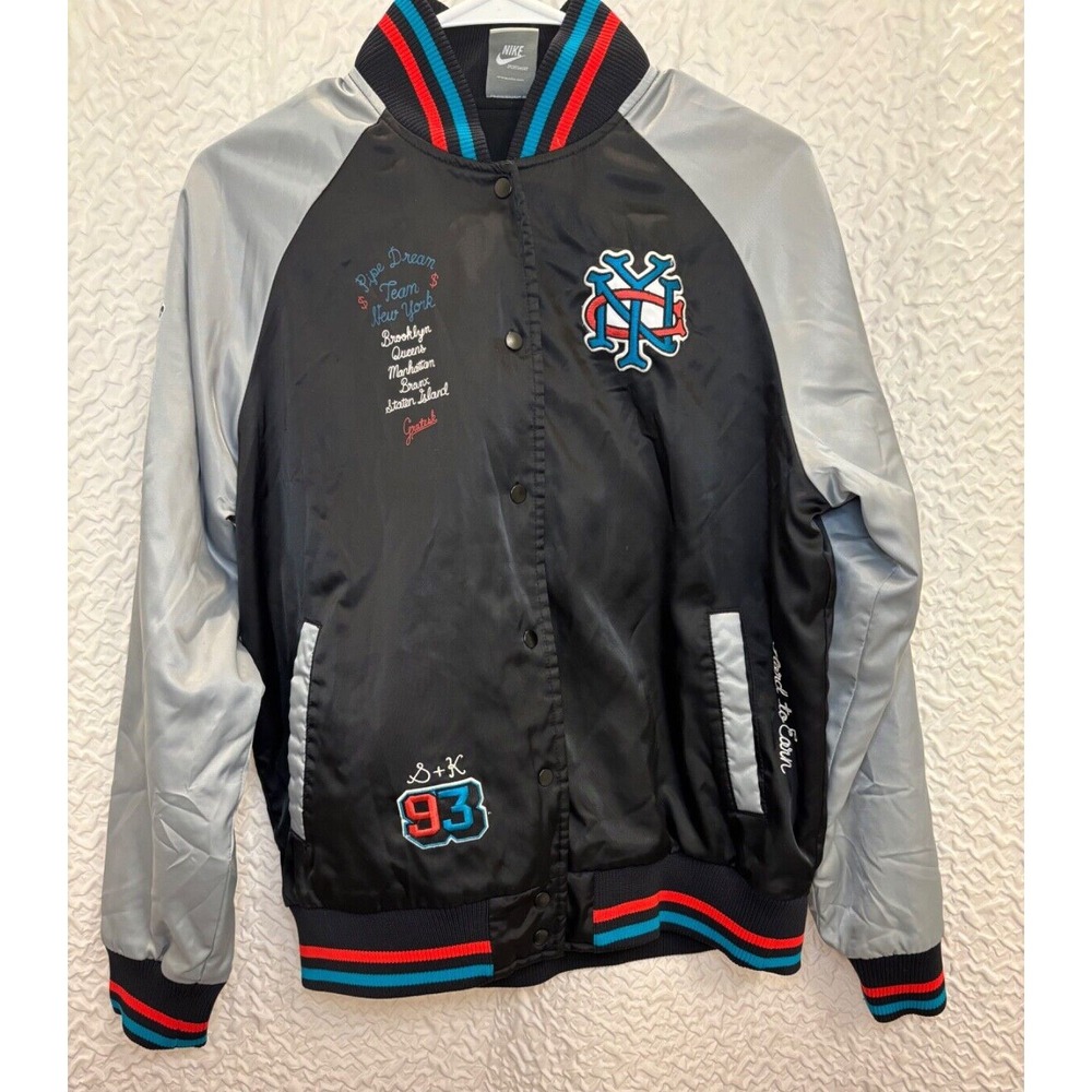 Nike X Grotesk The Pipe Dream Team‎ Jacket Women's S/ Girl's L Varsity New York